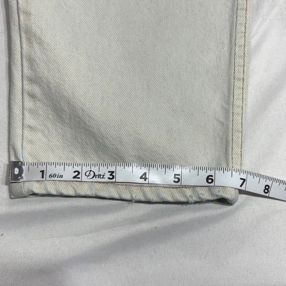 Levi's 550 Relaxed Fit Tapered Leg Mens 35x30 Beige Orange Tab Made in‎ USA 80s